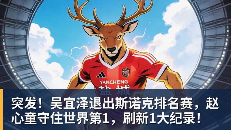 突发！吴宜泽退出斯诺克排名赛，赵心童守住世界第1，刷新1大纪录！